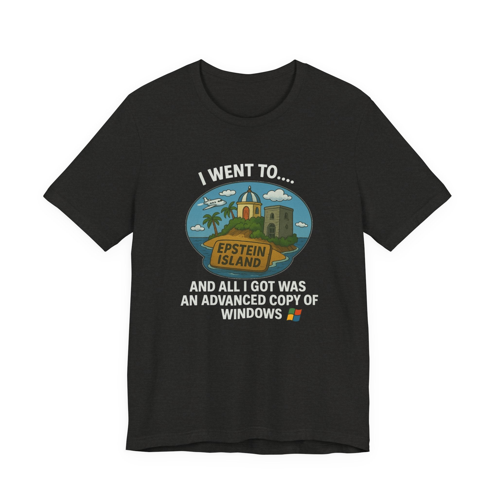 Parody T-Shirt – “Advanced Copy of Windows” Island Souvenir