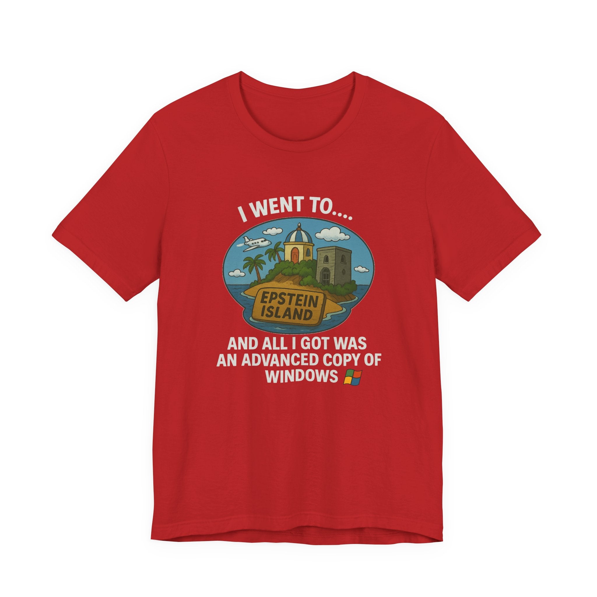 Parody T-Shirt – “Advanced Copy of Windows” Island Souvenir