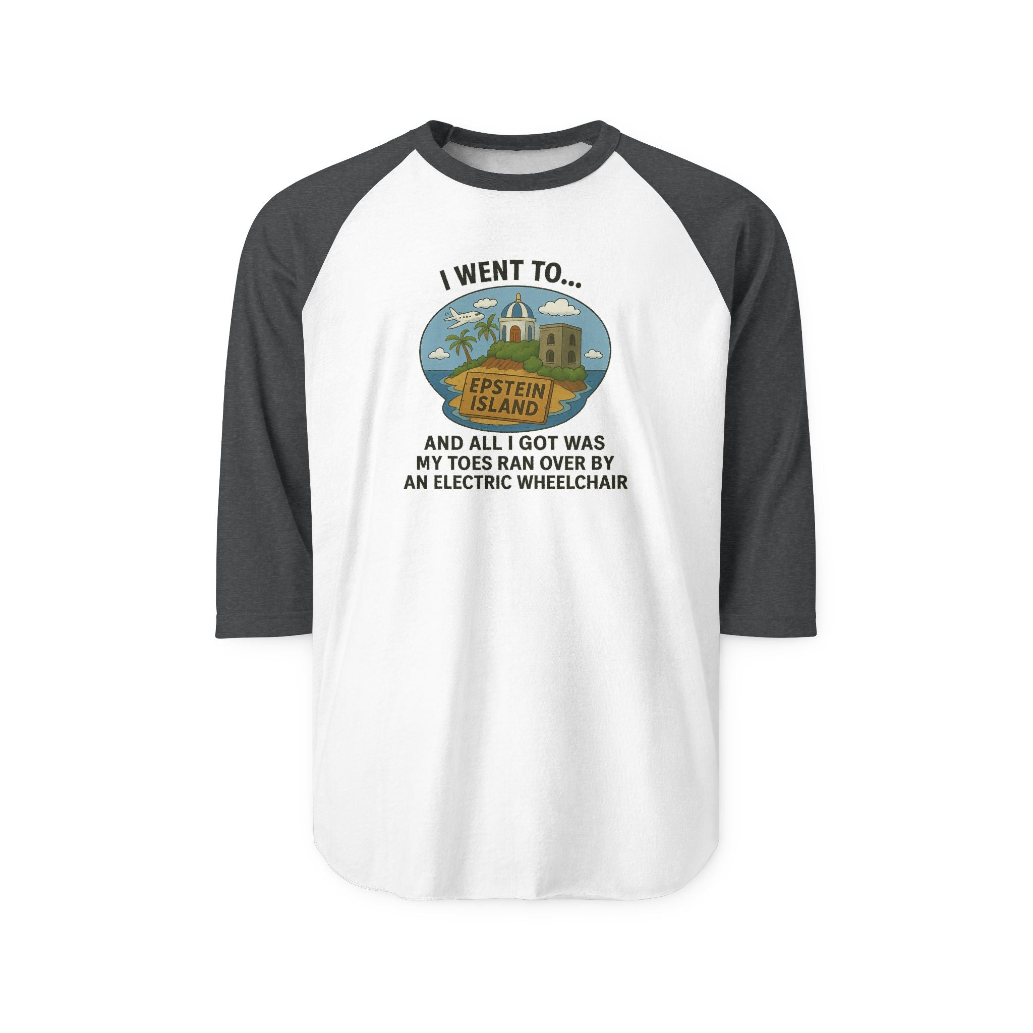 Vintage Raglan Tee – Island Wheelchair Toe Accident