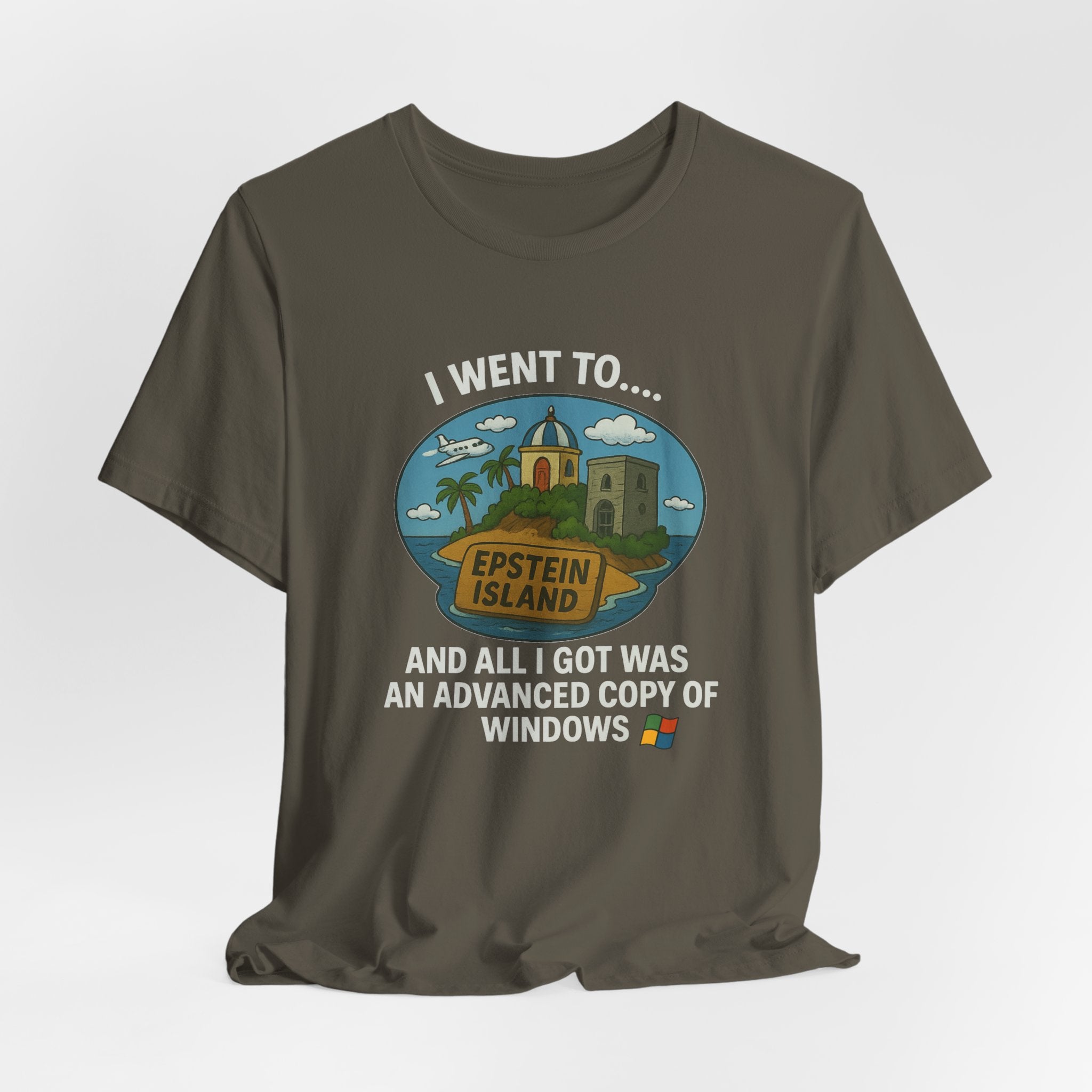 Parody T-Shirt – “Advanced Copy of Windows” Island Souvenir