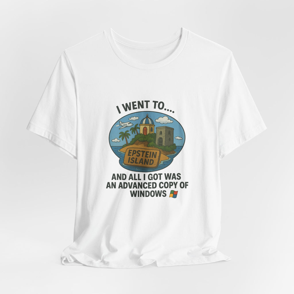 Island Parody Souvenir Shirt – Advanced Copy of Windows Tee
