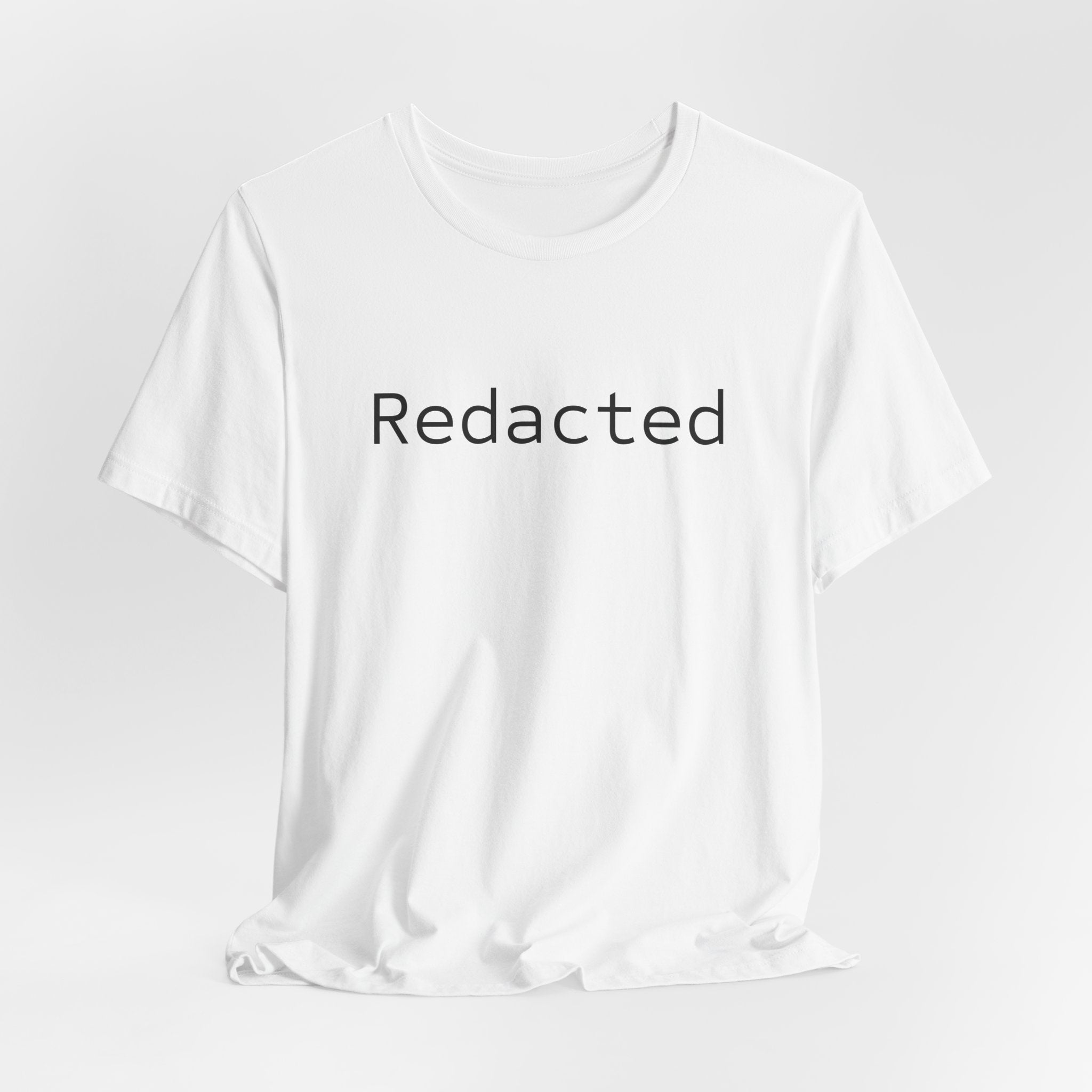 “REDACTED” Parody T-Shirt – Censored Files Tee