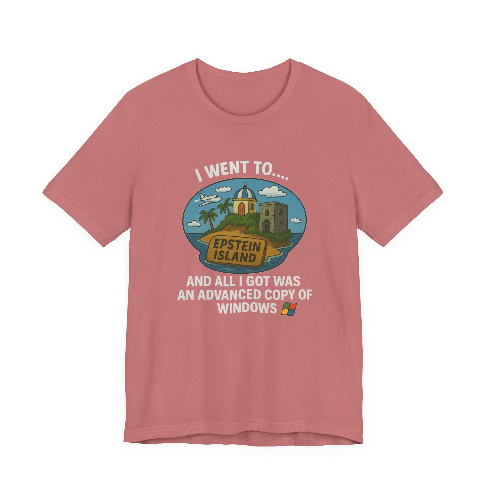 Parody T-Shirt – “Advanced Copy of Windows” Island Souvenir