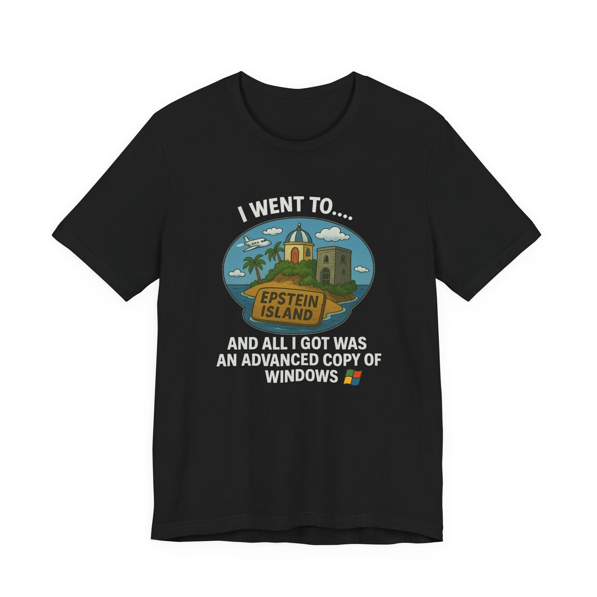 Parody T-Shirt – “Advanced Copy of Windows” Island Souvenir