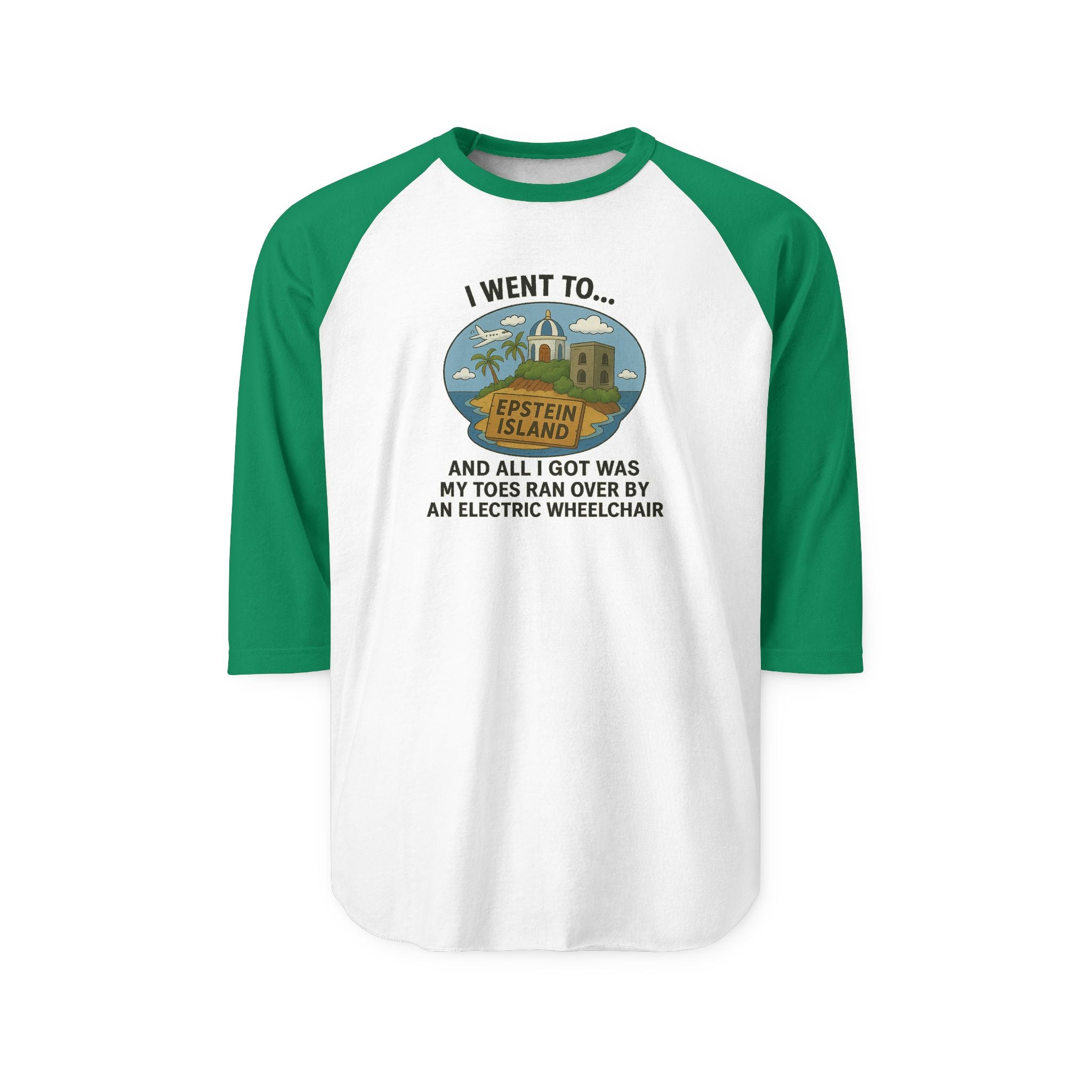 Vintage Raglan Tee – Island Wheelchair Toe Accident