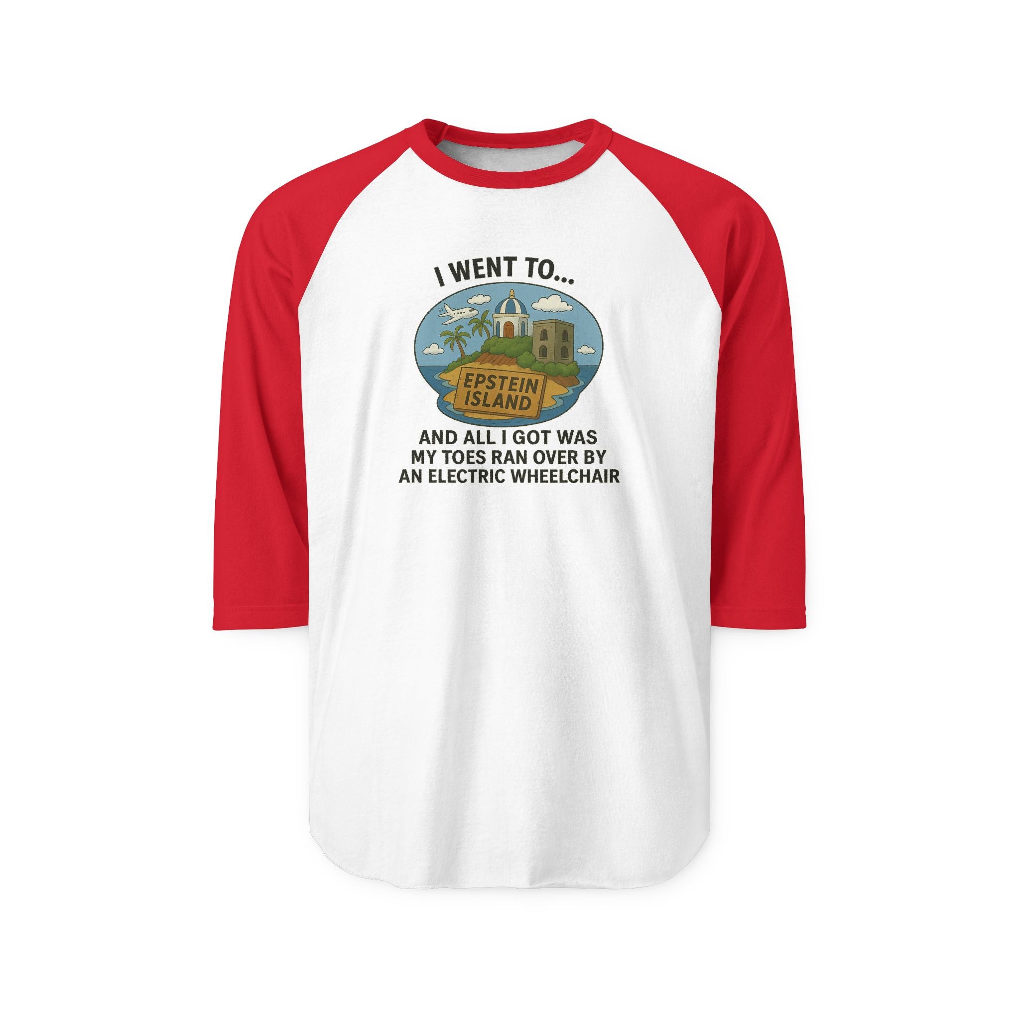 Vintage Raglan Tee – Island Wheelchair Toe Accident