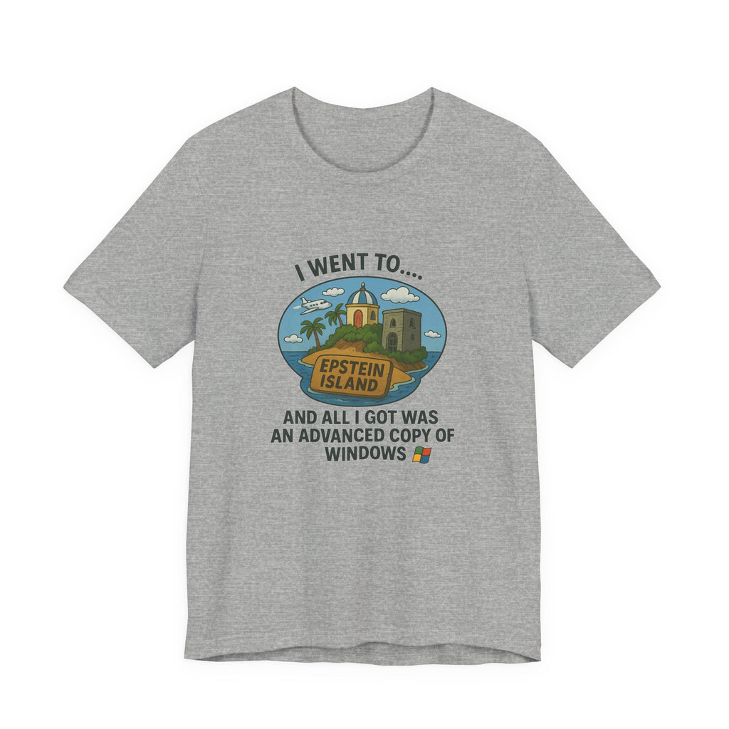 Island Parody Souvenir Shirt – Advanced Copy of Windows Tee