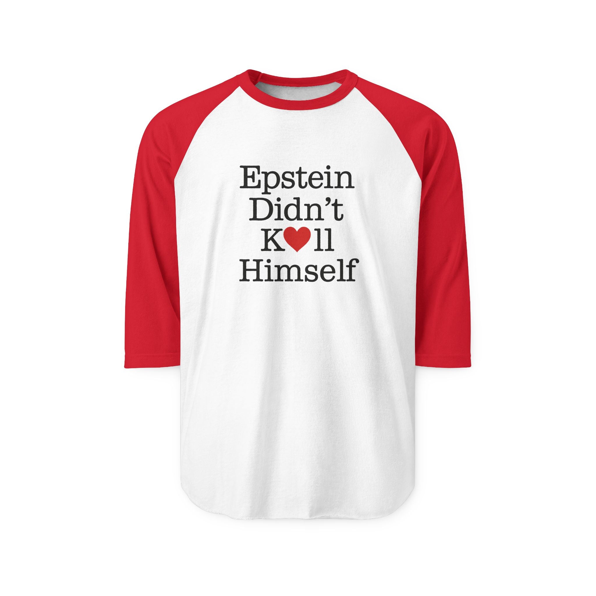 Vintage Raglan Tee – “Didn’t ♥ Himself” Parody Shirt