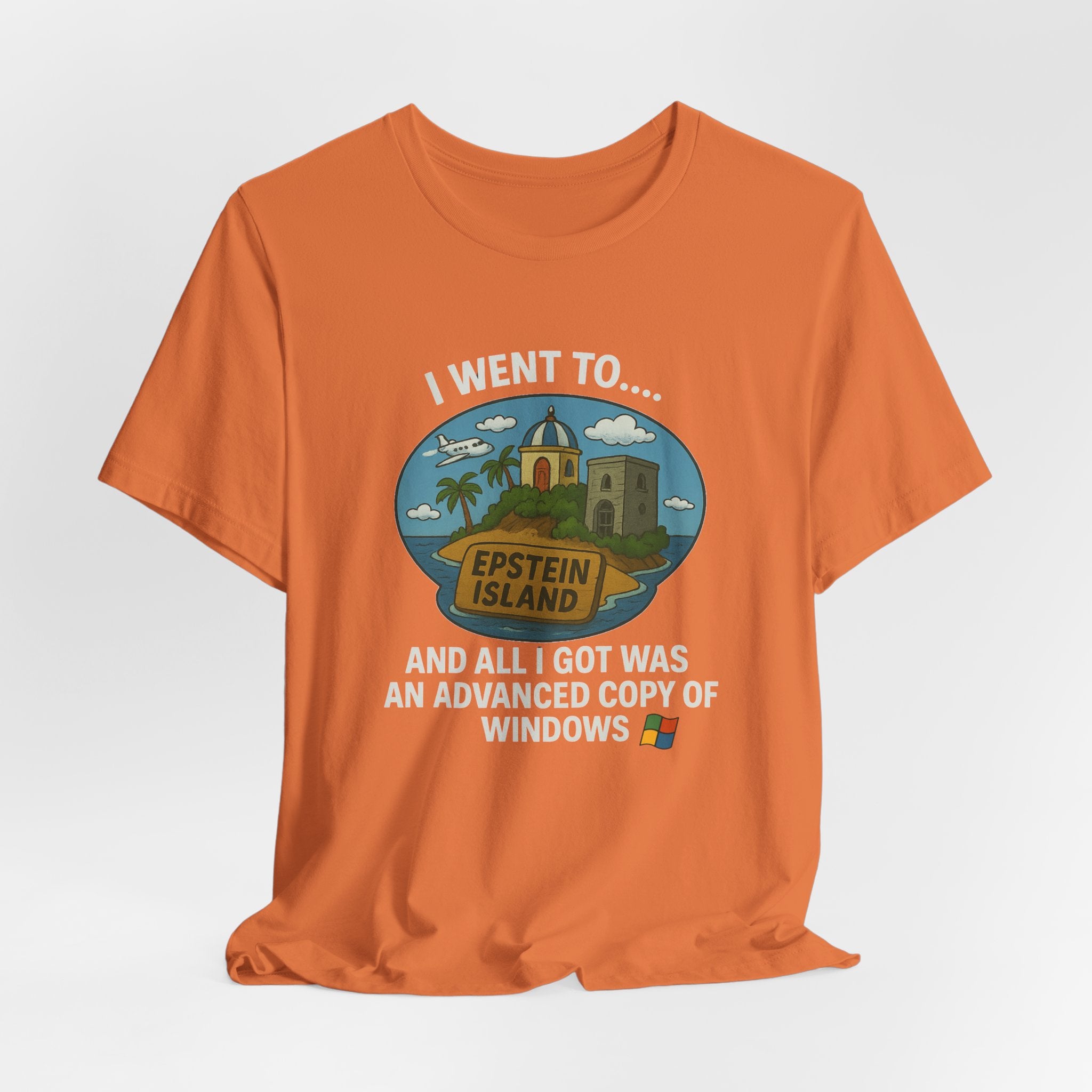 Parody T-Shirt – “Advanced Copy of Windows” Island Souvenir