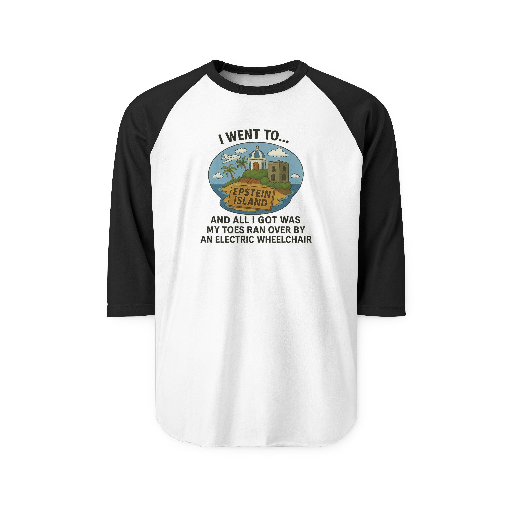 Vintage Raglan Tee – Island Wheelchair Toe Accident