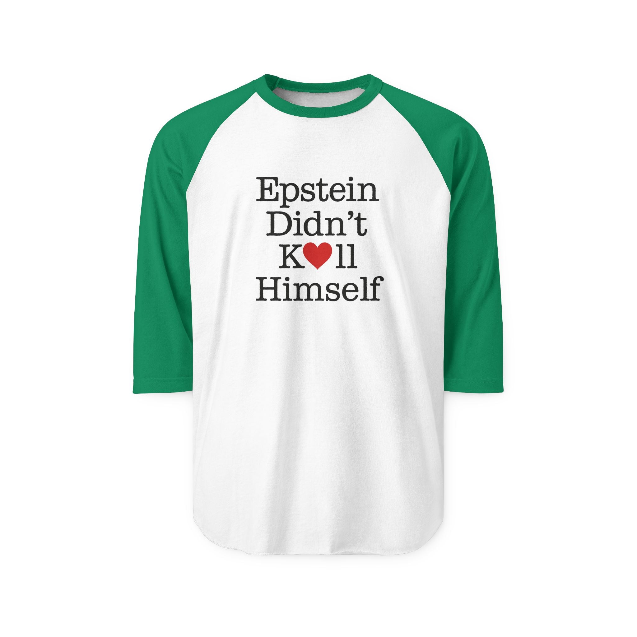 Vintage Raglan Tee – “Didn’t ♥ Himself” Parody Shirt