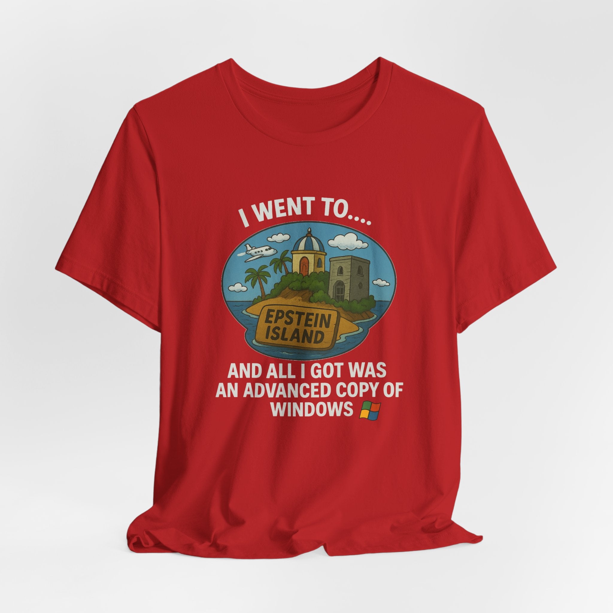 Parody T-Shirt – “Advanced Copy of Windows” Island Souvenir