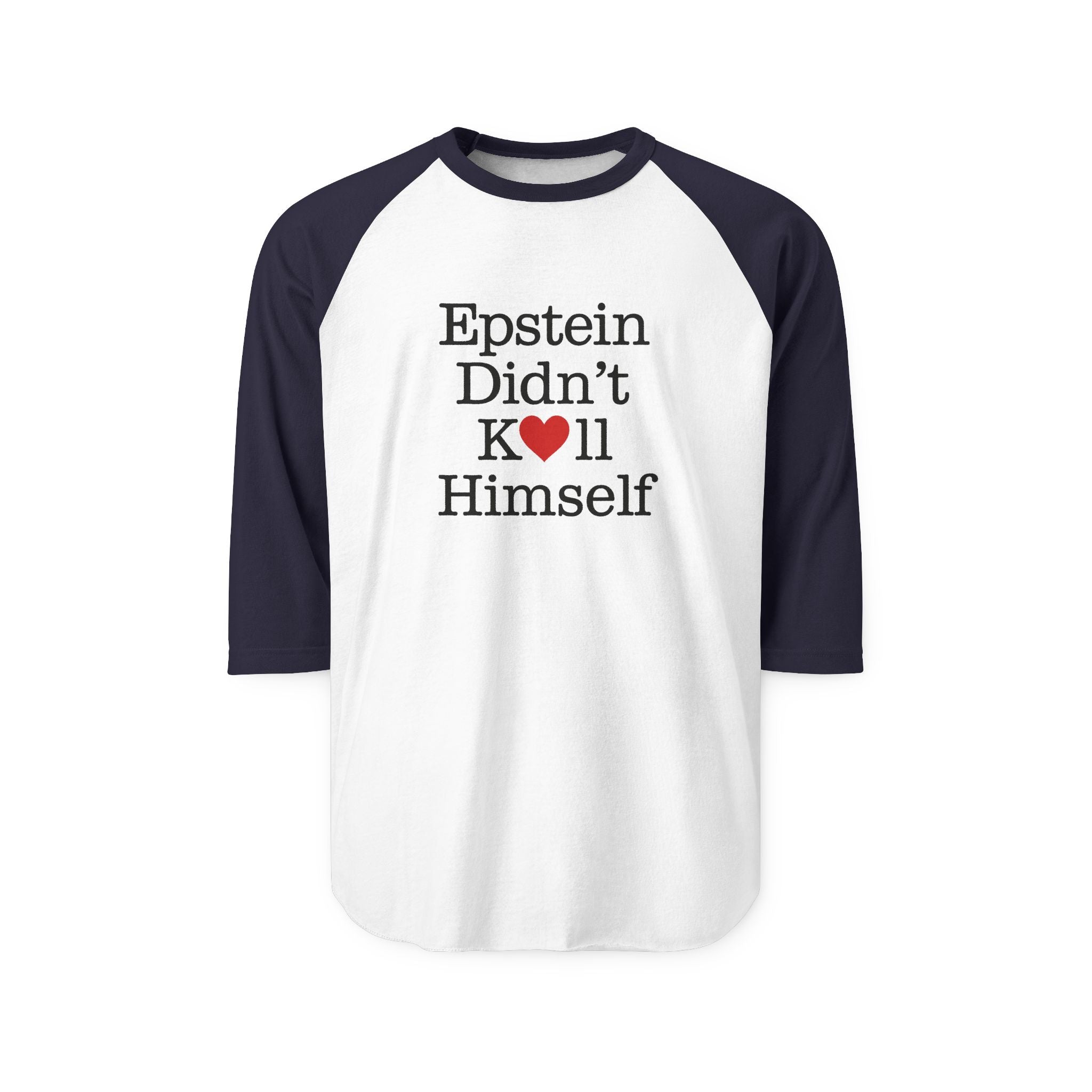 Vintage Raglan Tee – “Didn’t ♥ Himself” Parody Shirt