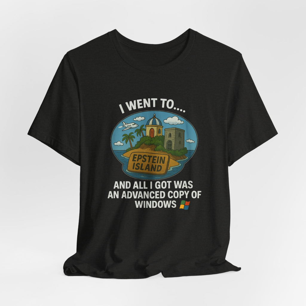 Parody T-Shirt – “Advanced Copy of Windows” Island Souvenir