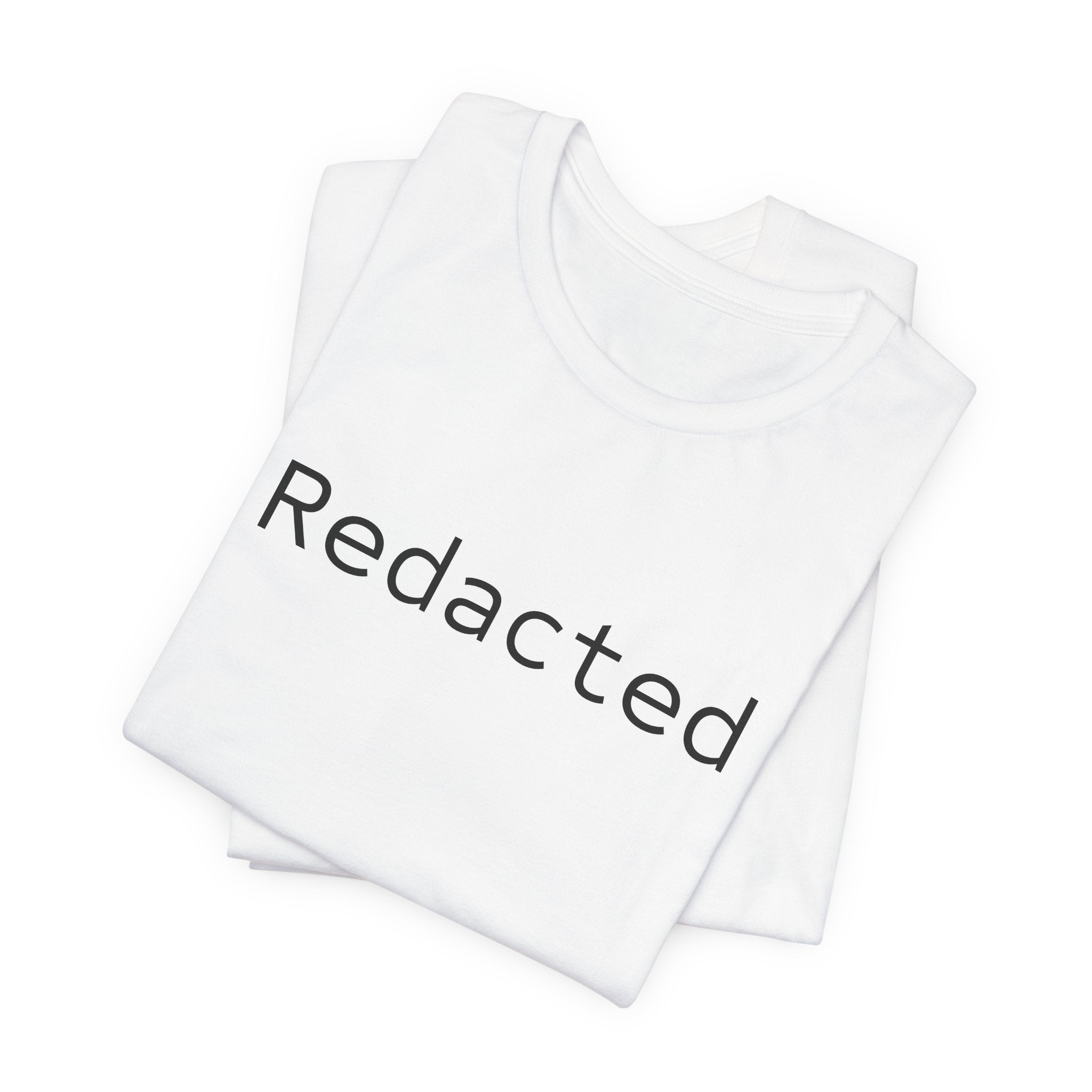 “REDACTED” Parody T-Shirt – Censored Files Tee
