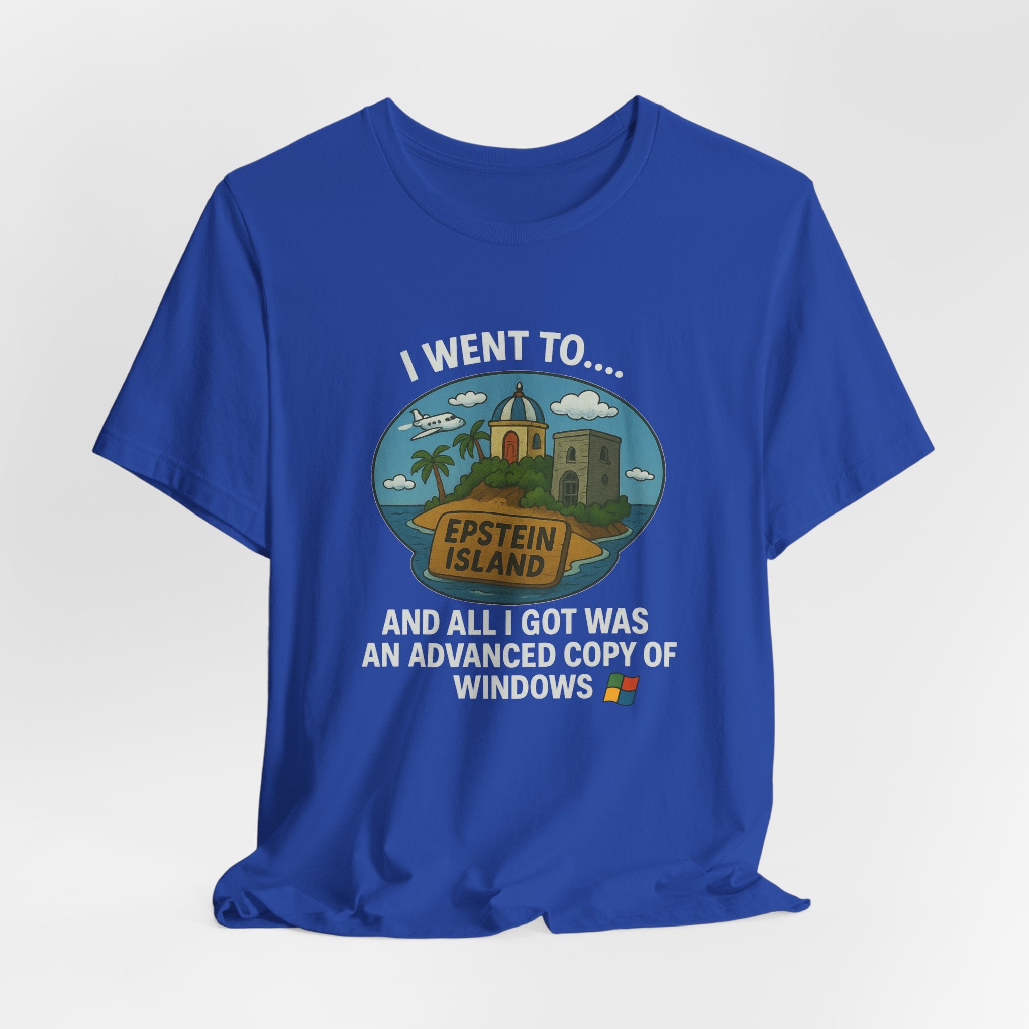 Parody T-Shirt – “Advanced Copy of Windows” Island Souvenir