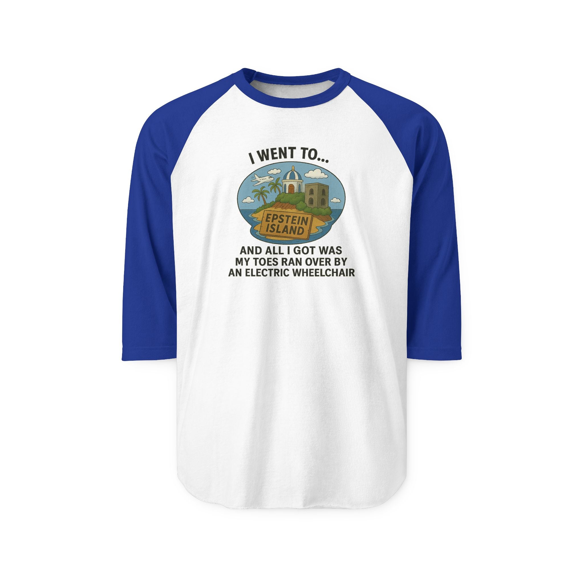 Vintage Raglan Tee – Island Wheelchair Toe Accident