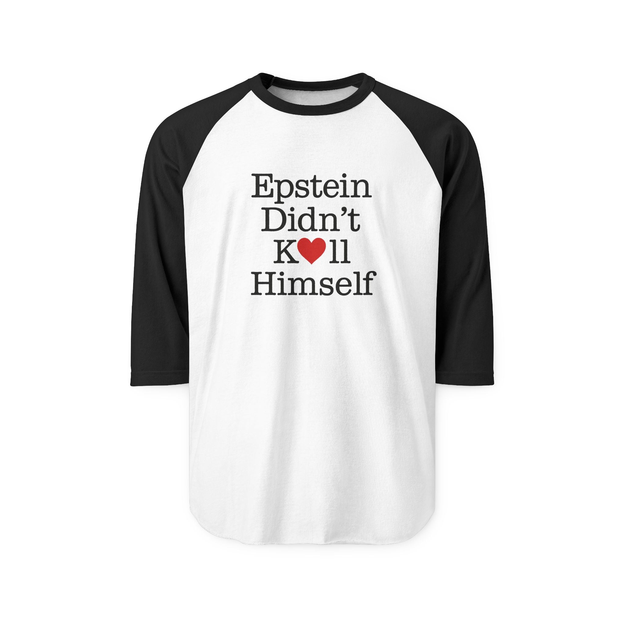 Vintage Raglan Tee – “Didn’t ♥ Himself” Parody Shirt