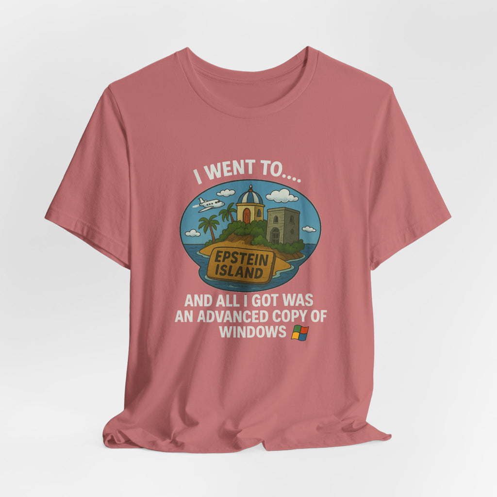 Parody T-Shirt – “Advanced Copy of Windows” Island Souvenir