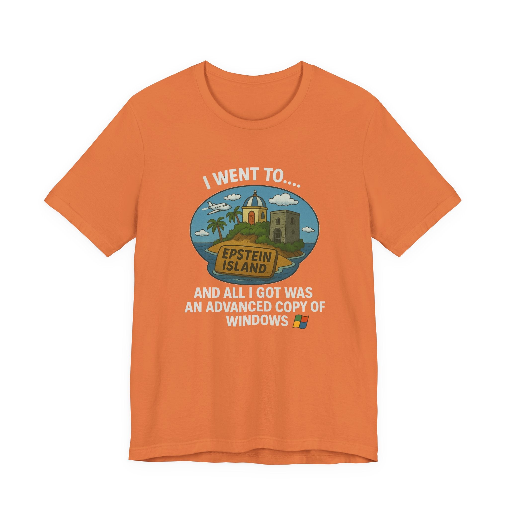 Parody T-Shirt – “Advanced Copy of Windows” Island Souvenir