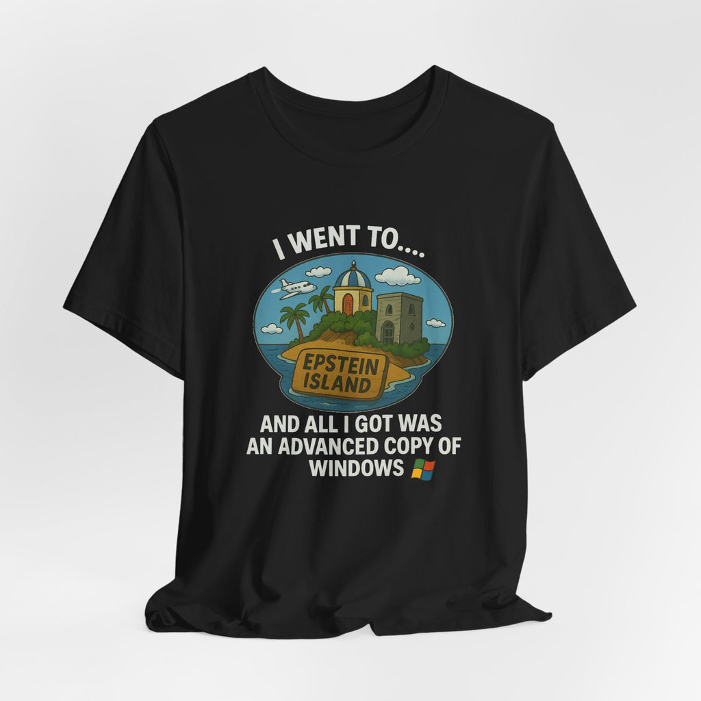 Parody T-Shirt – “Advanced Copy of Windows” Island Souvenir