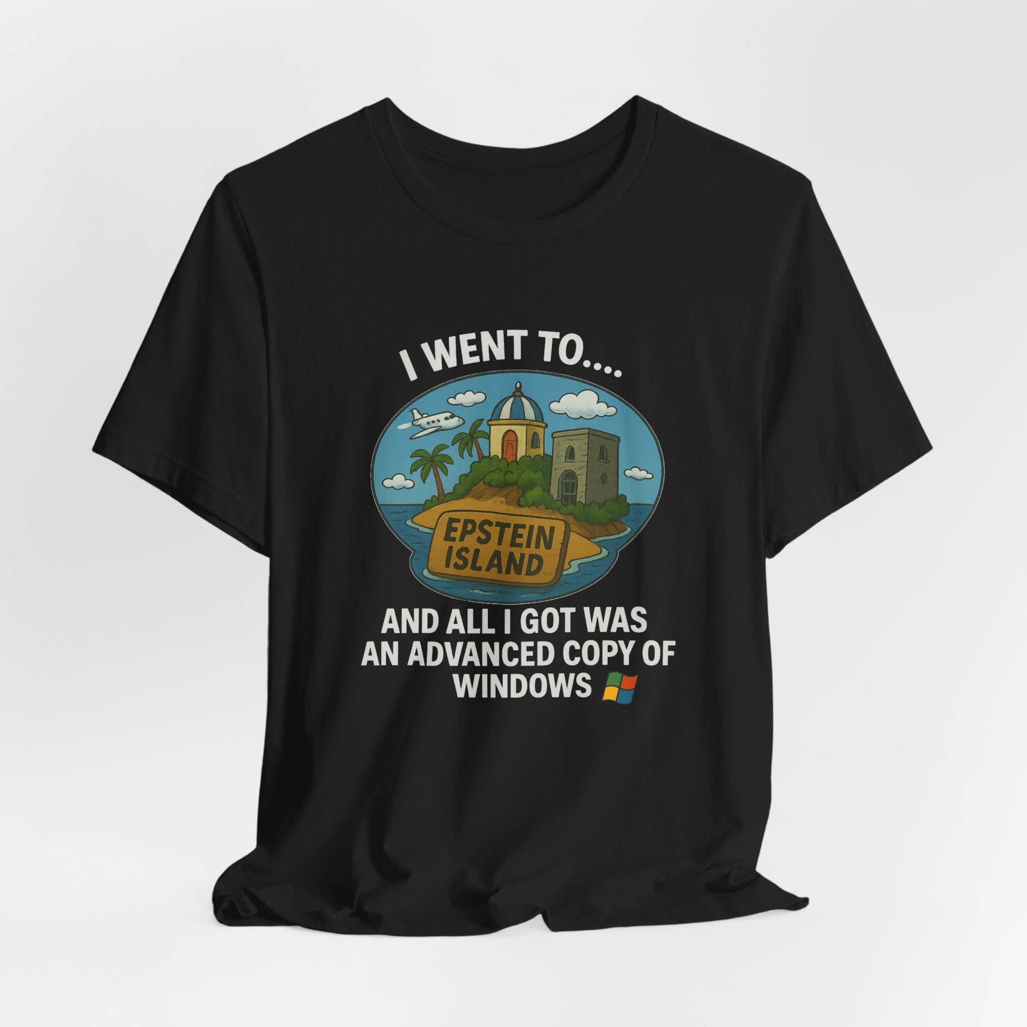 Parody T-Shirt – “Advanced Copy of Windows” Island Souvenir