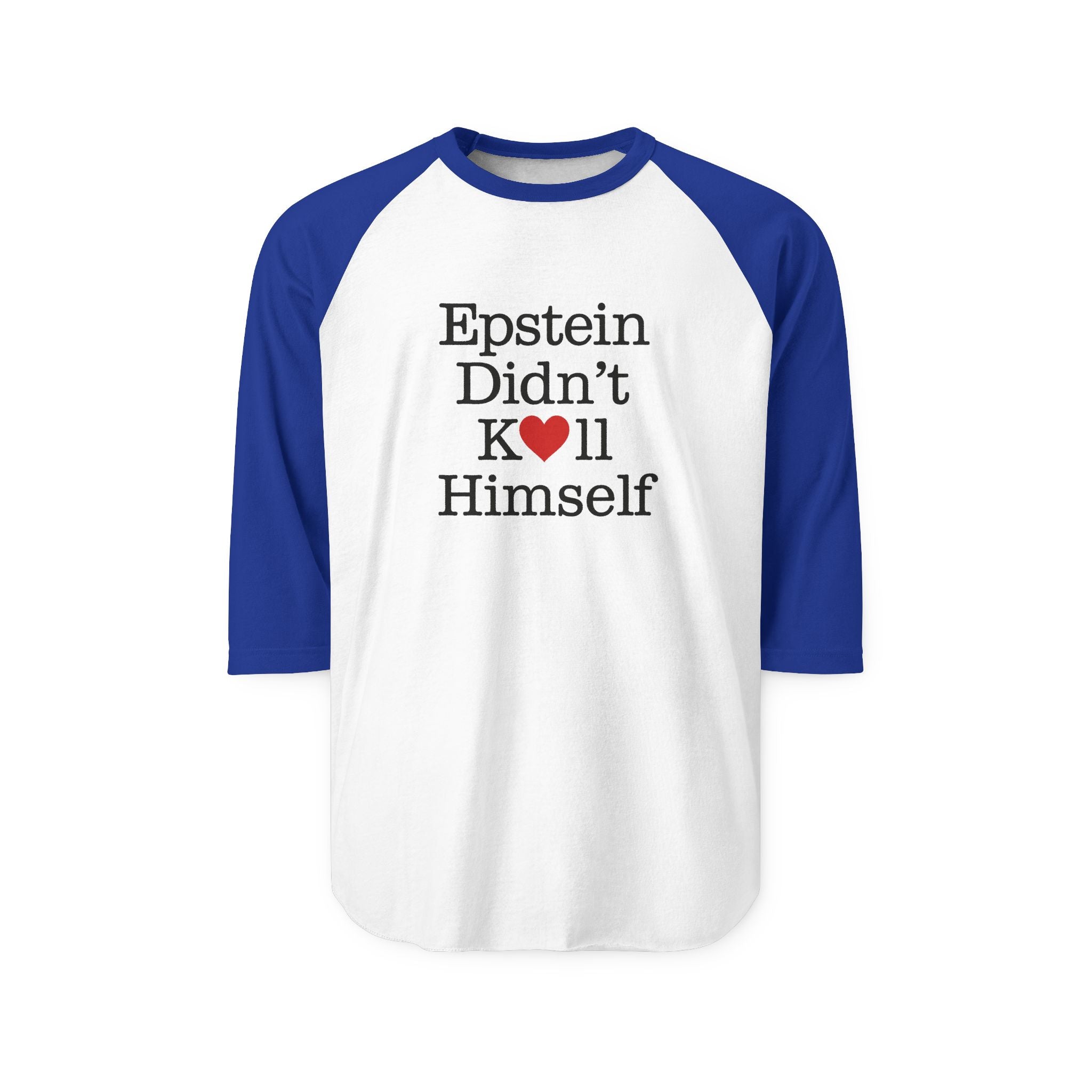Vintage Raglan Tee – “Didn’t ♥ Himself” Parody Shirt
