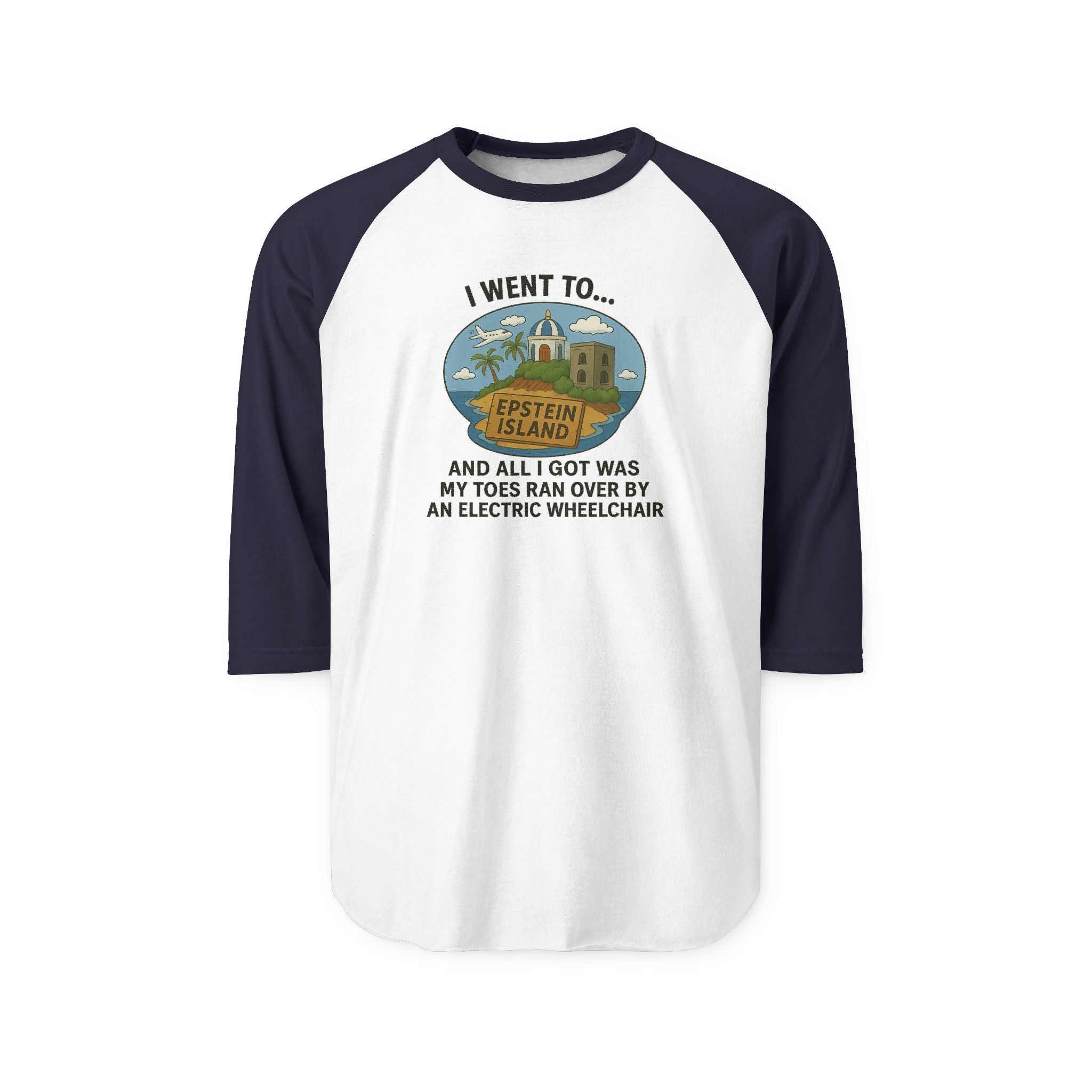 Vintage Raglan Tee – Island Wheelchair Toe Accident
